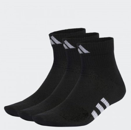 جوارب اديداس بيرفورمانس لايت ميد كت ( 3أزواج) للجنسين لون اسود-adidas Unisex' Performance Light Mid-Cut Socks 3 Pairs